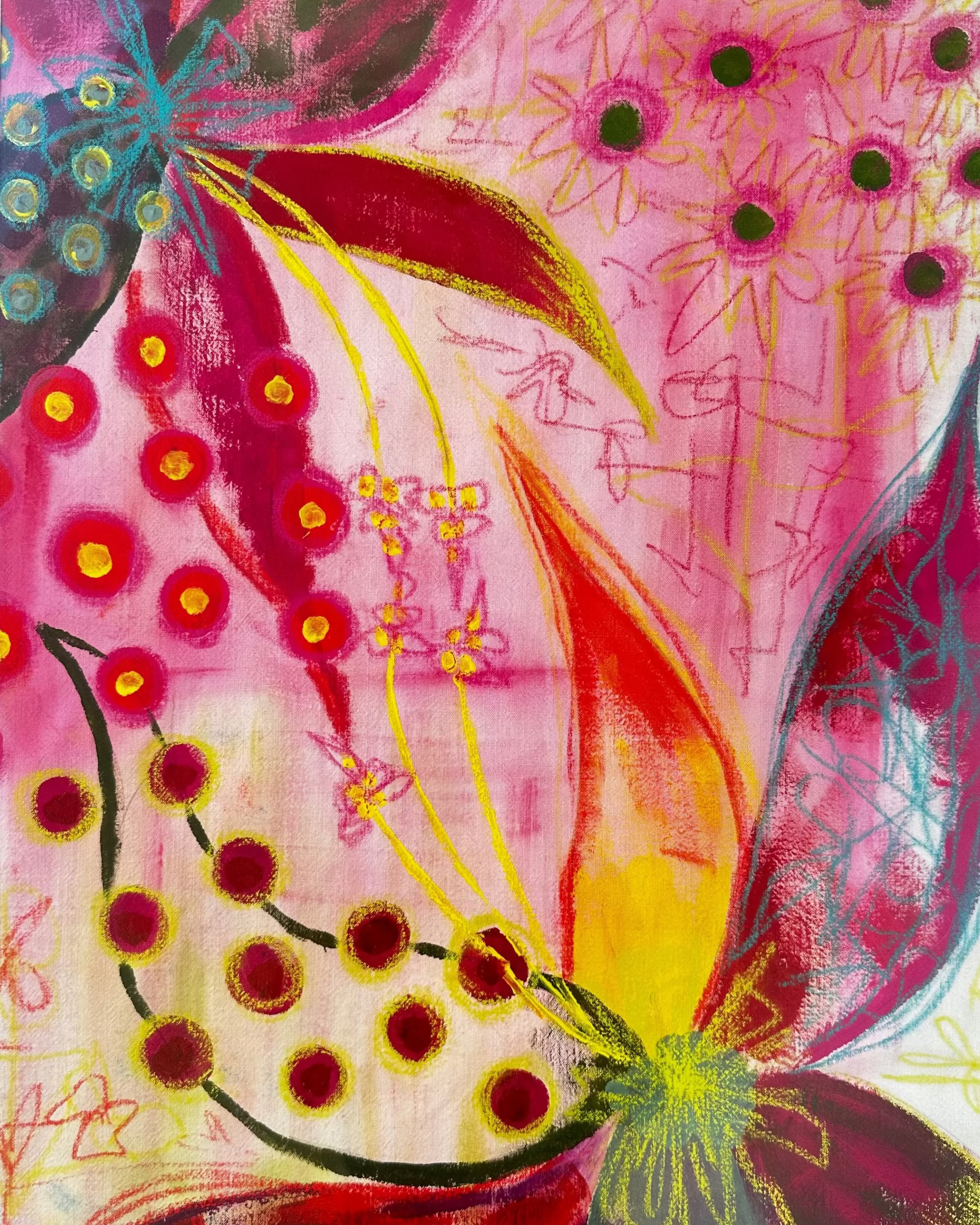 FLORAISON N°3 - Oeuvre Originale Unique