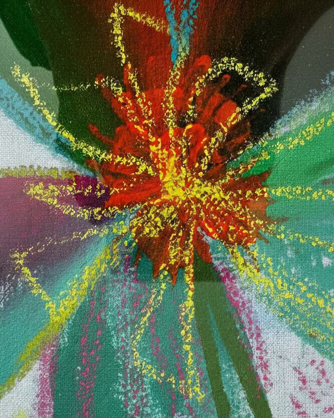 FLORAISON N°7 - Oeuvre Originale Unique