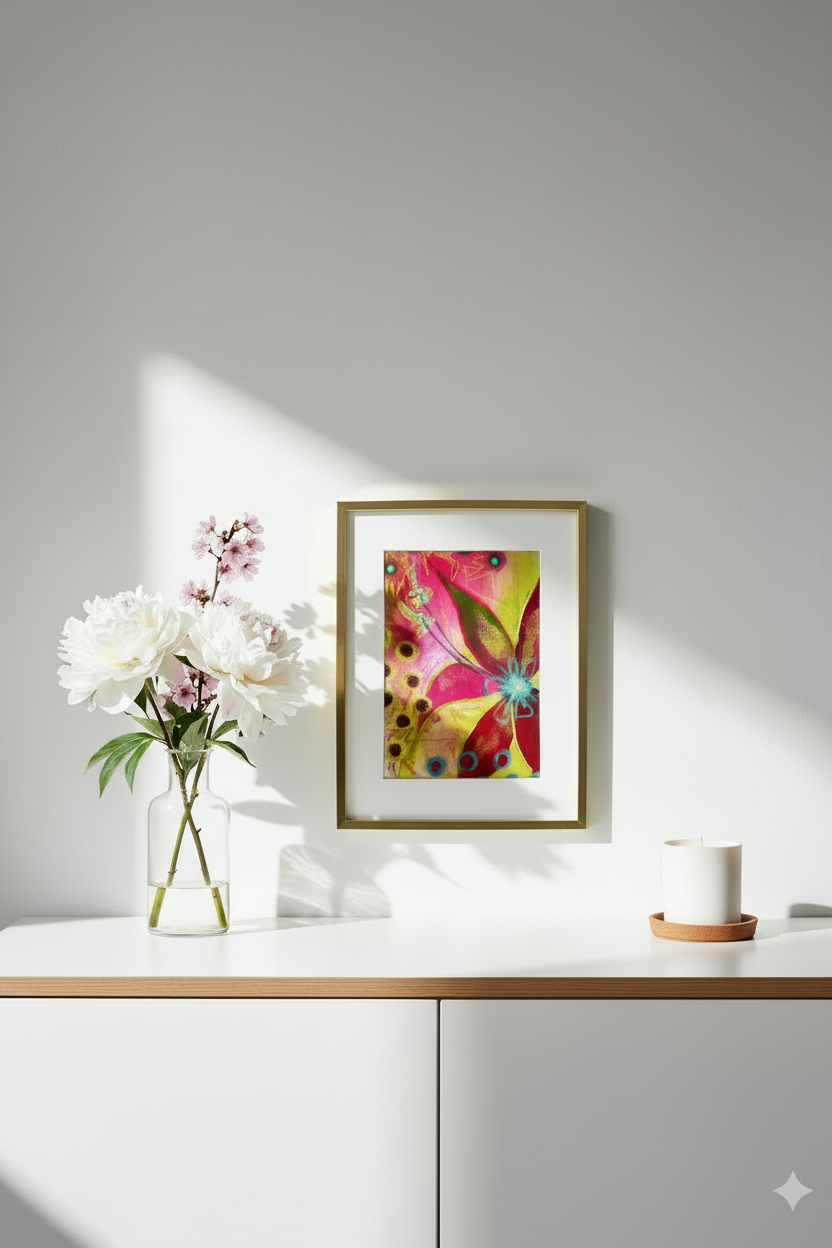 FLORAISON N°4 - Oeuvre Originale Unique