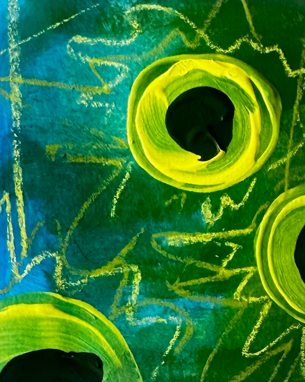 FLORAISON N°5 - Carré Artistique Unique