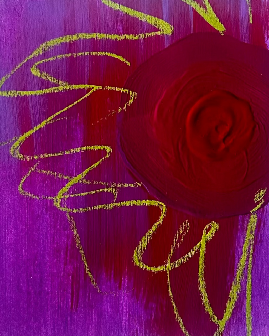 FLORAISON N°6 - Carré Artistique Unique