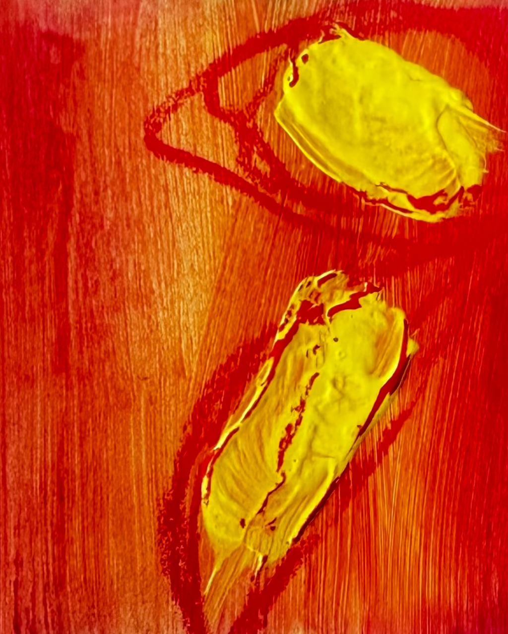 FLORAISON N°10 - Carré Artistique Unique