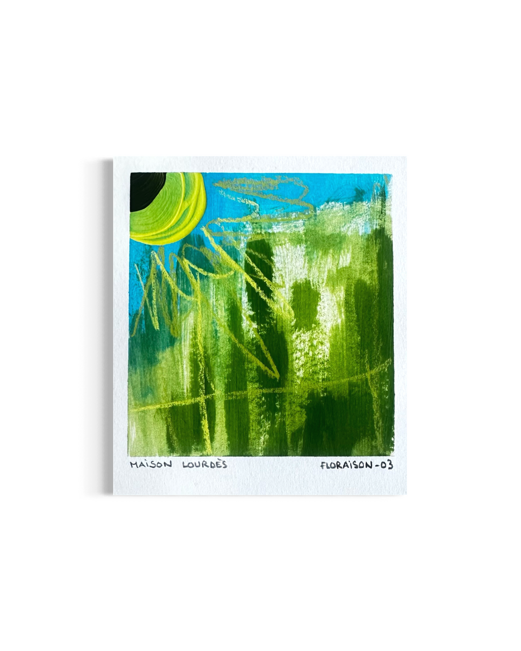FLORAISON N°3 - Carré Artistique Unique
