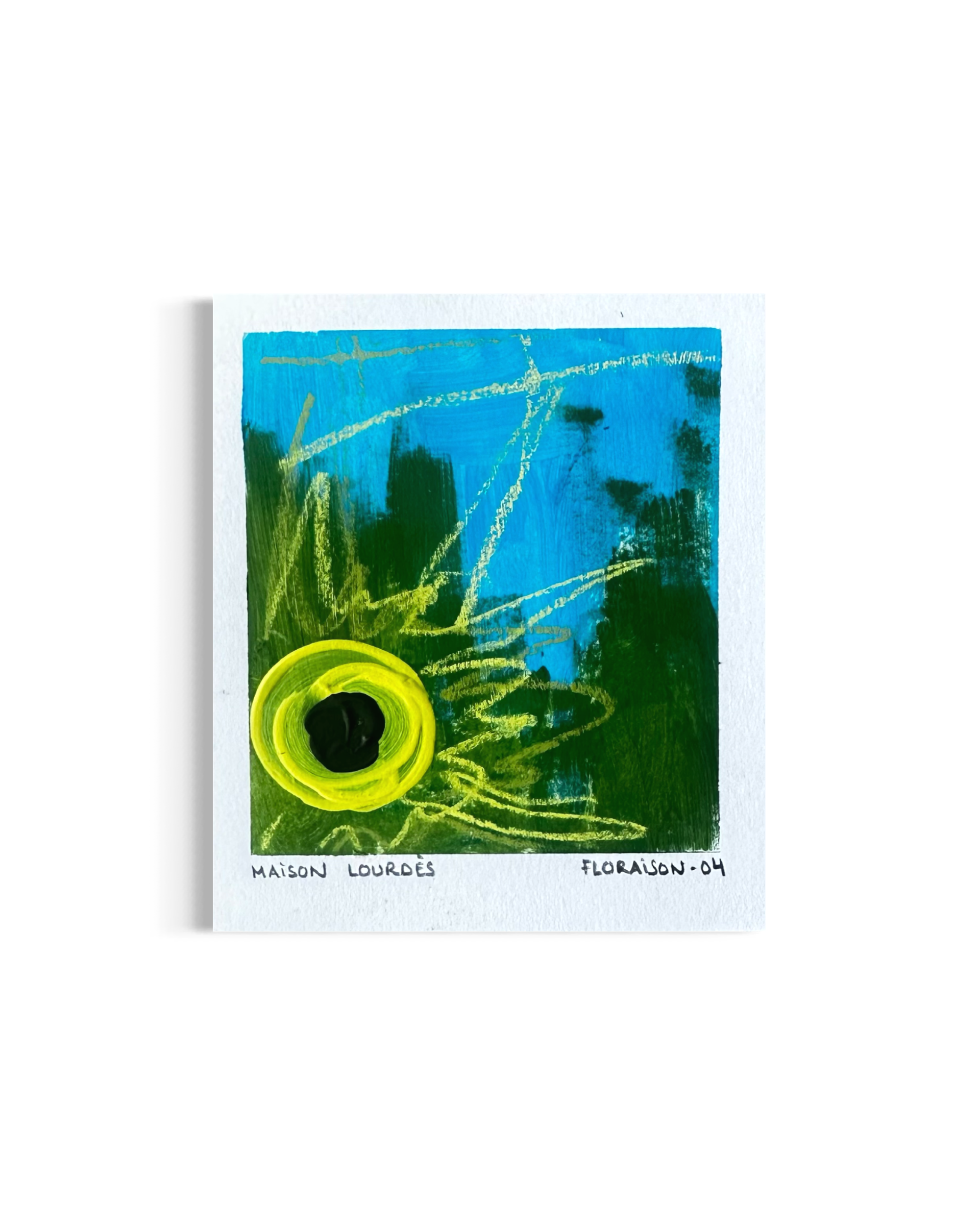 FLORAISON N°4 - Carré Artistique Unique