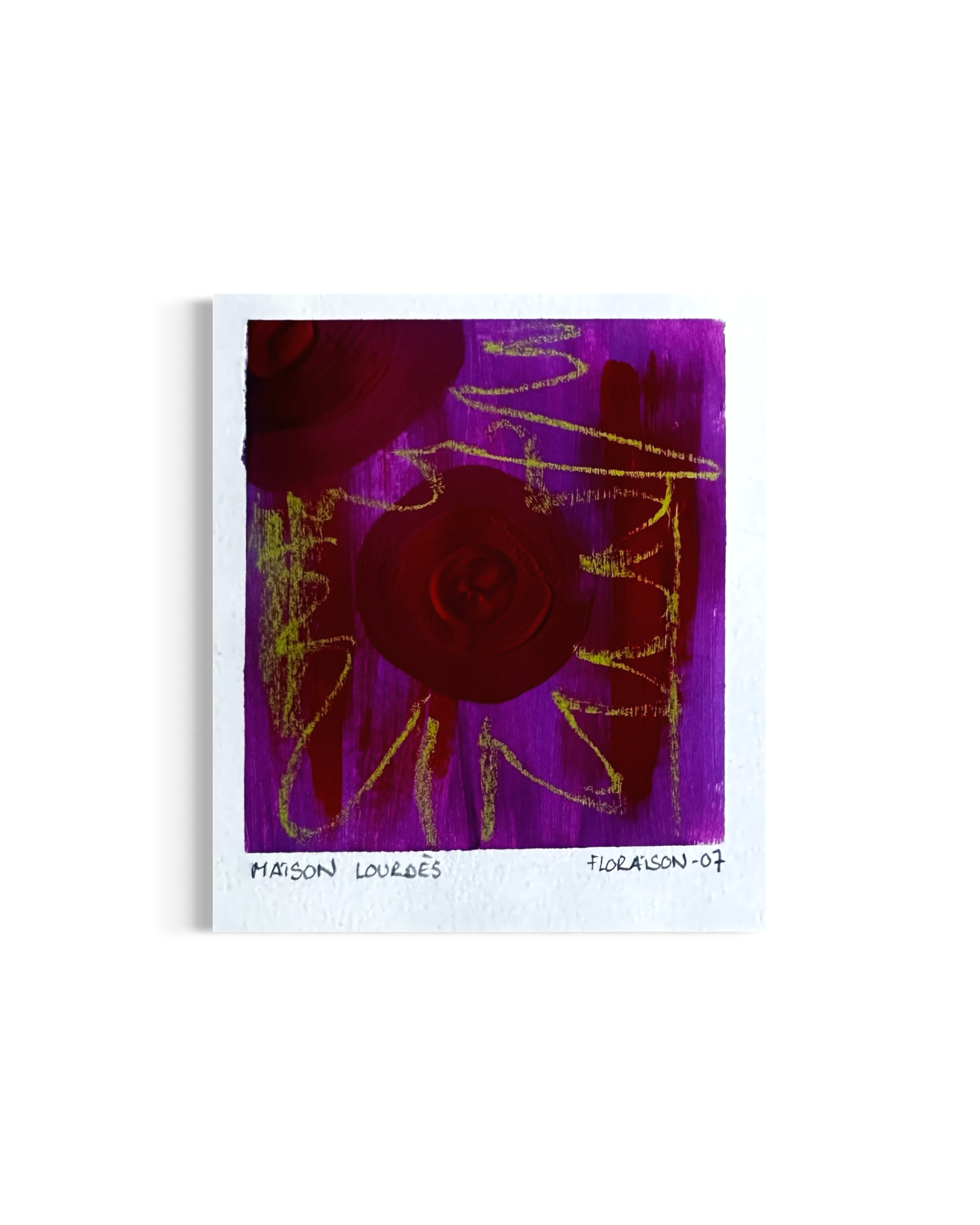 FLORAISON N°7 - Carré Artistique Unique