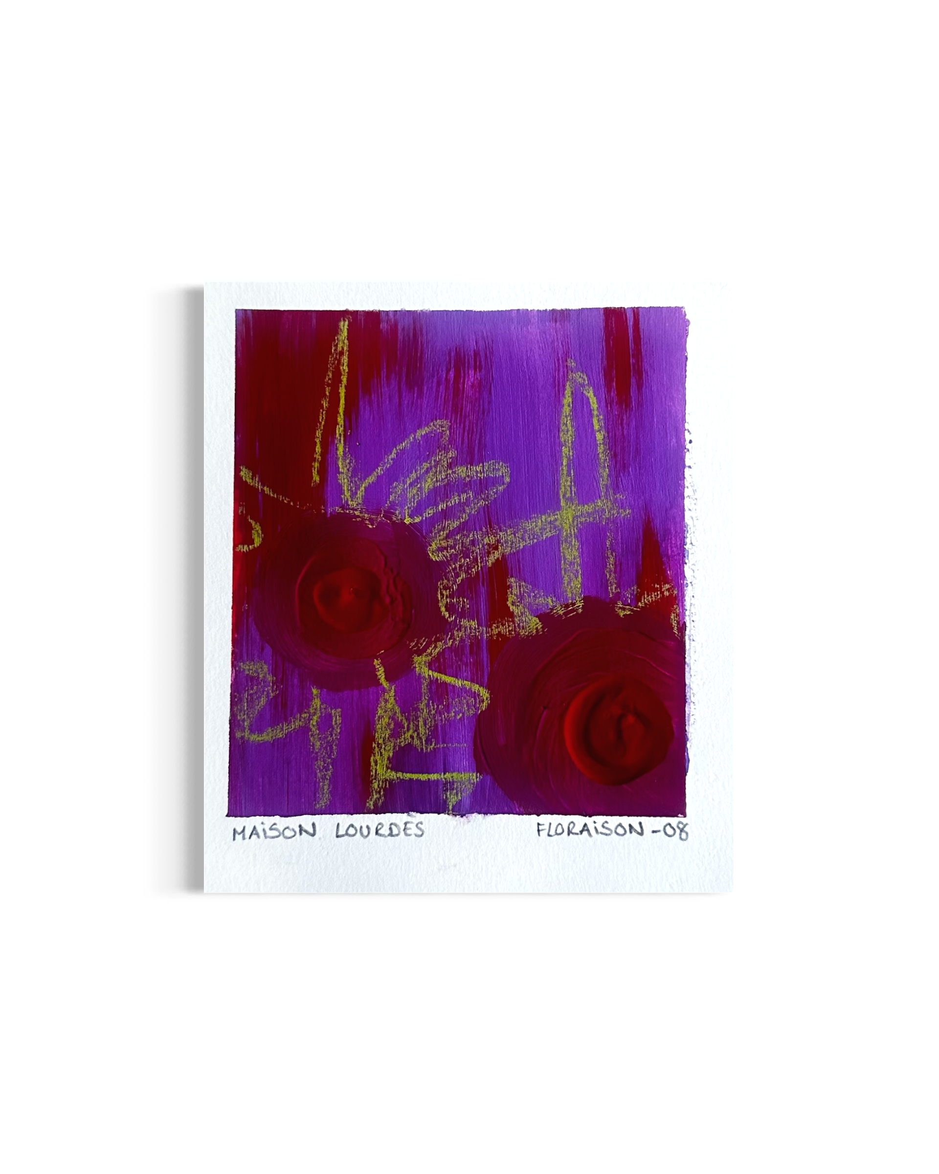 FLORAISON N°8 - Carré Artistique Unique