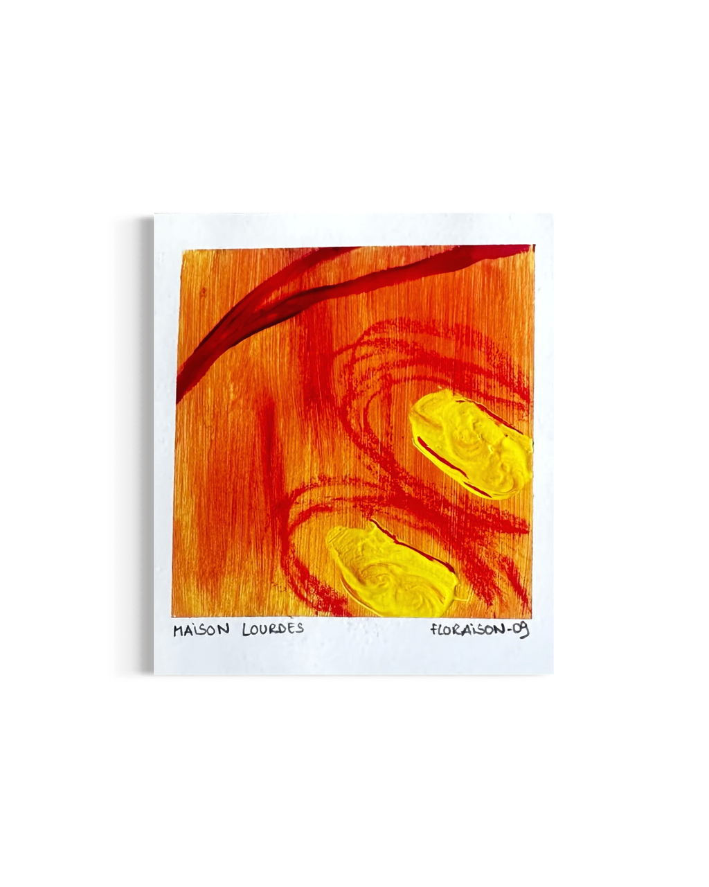 FLORAISON N°9 - Carré Artistique Unique