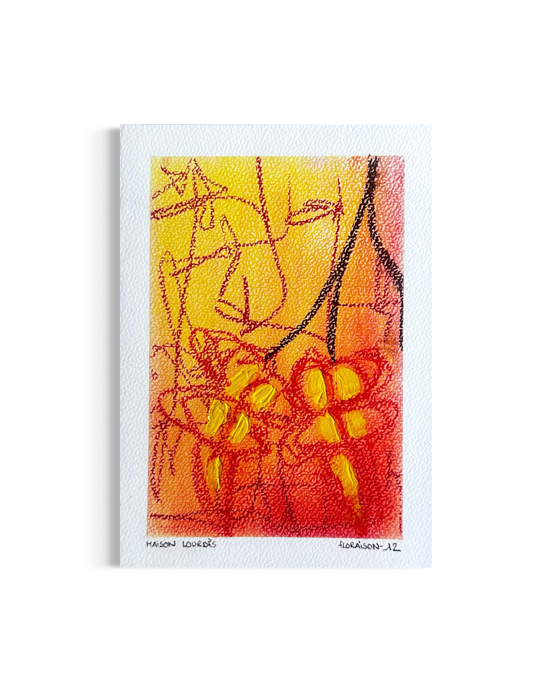 FLORAISON N°12 - Pièce Artistique Unique