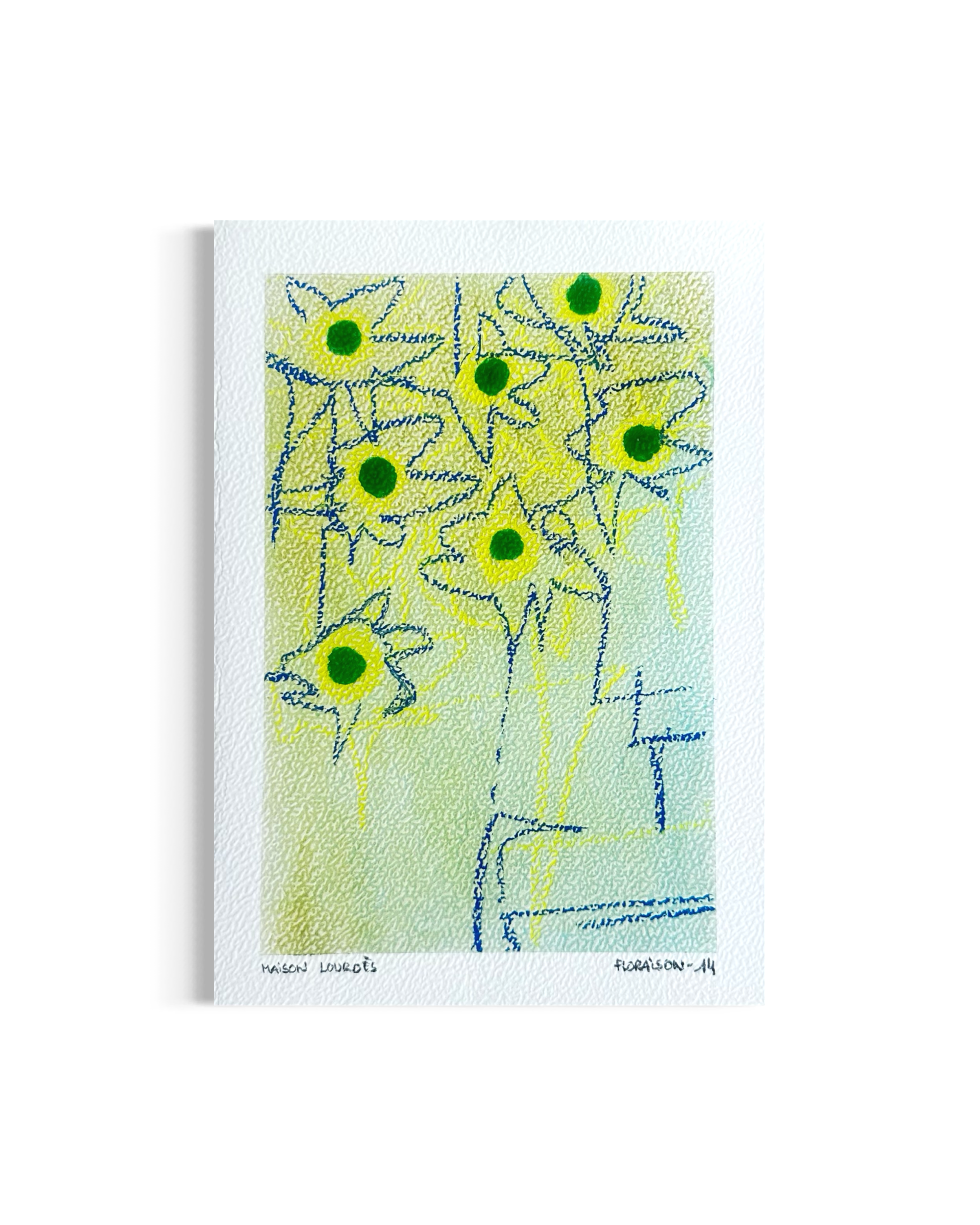 FLORAISON N°14 - Pièce Artistique Unique